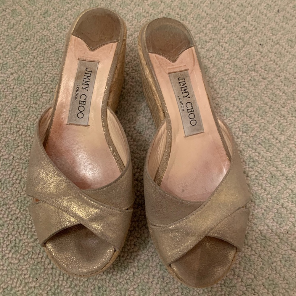 Jimmy Choo platform sandals